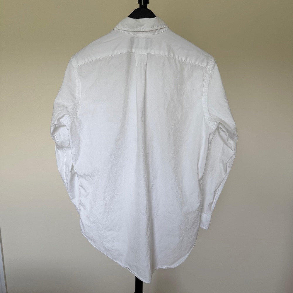 90's Ralph Lauren Classic Fit Button Down Shirt 15.5 32/33 Cotton Flesh Pony - Picture 3 of 6